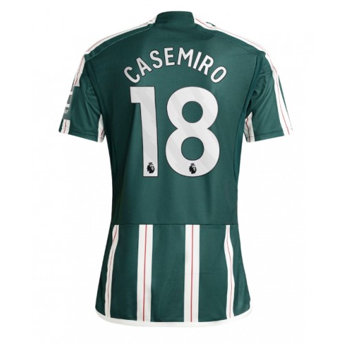 Moški Nogometni dresi Manchester United Casemiro #18 Gostujoči 2023-24 Kratek Rokav